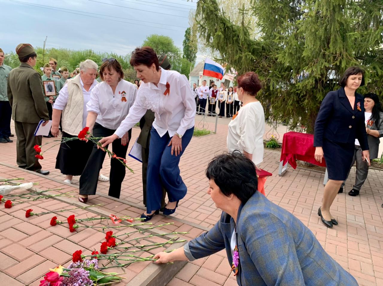 Районная передвижная акция «Живёт Победа в поколеньях», посвящённая 80-летию Победы советского народа в Великой отечественной войне, в селе Гнилое..